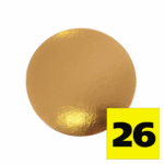 CARTON ROND D'OR N26 - 50 UNITE