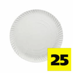ASSIETTES BLANC N25 - 100 UND