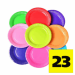 ASSIETTES COULEURS N23 - 10 UND