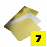 PLATEAUX D'OR LISSE N7 - 100 UND