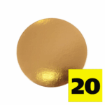 CARTON ROND D'OR N20 - 50 UNITE
