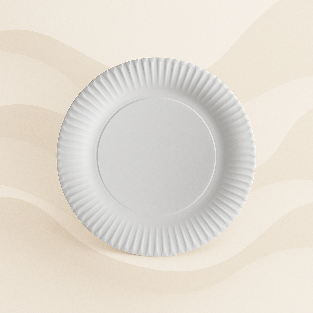 assiettes blanc